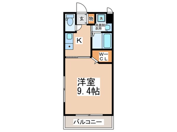 センターフィールドⅤの物件間取画像